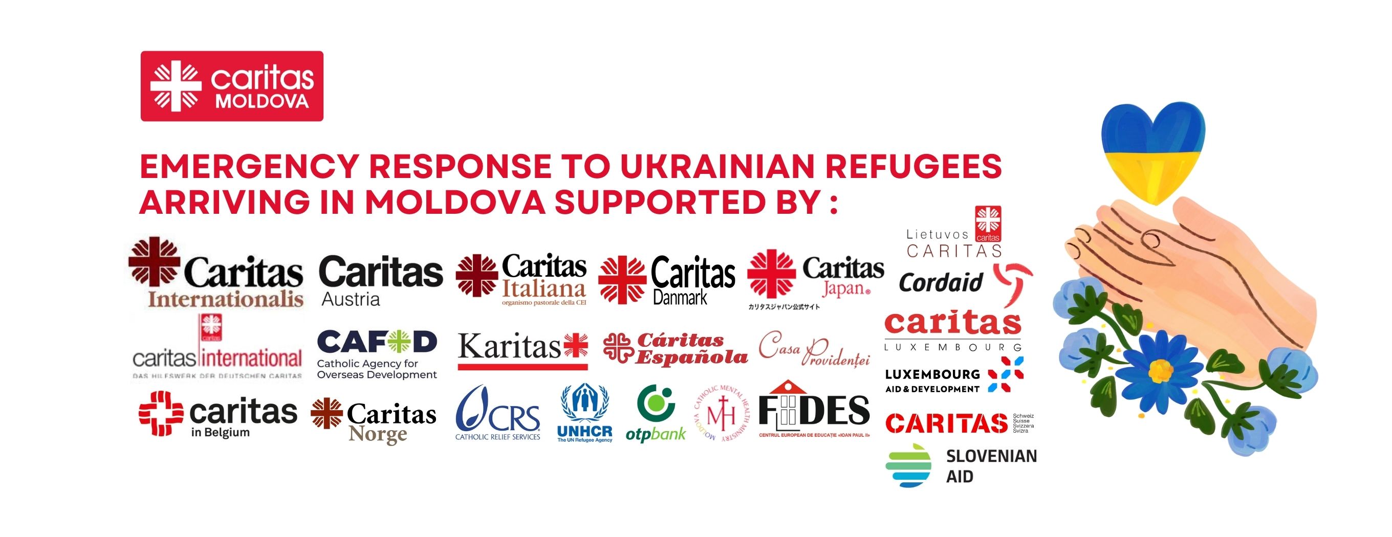 Caritas Moldova susține Ucraina